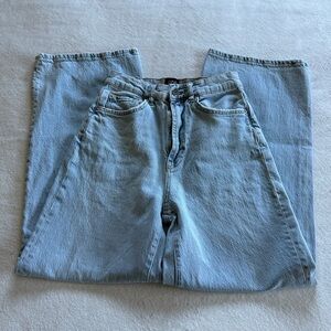 BDG Women's Sky Blue Wide Leg Jeans Vintage Style Y2K